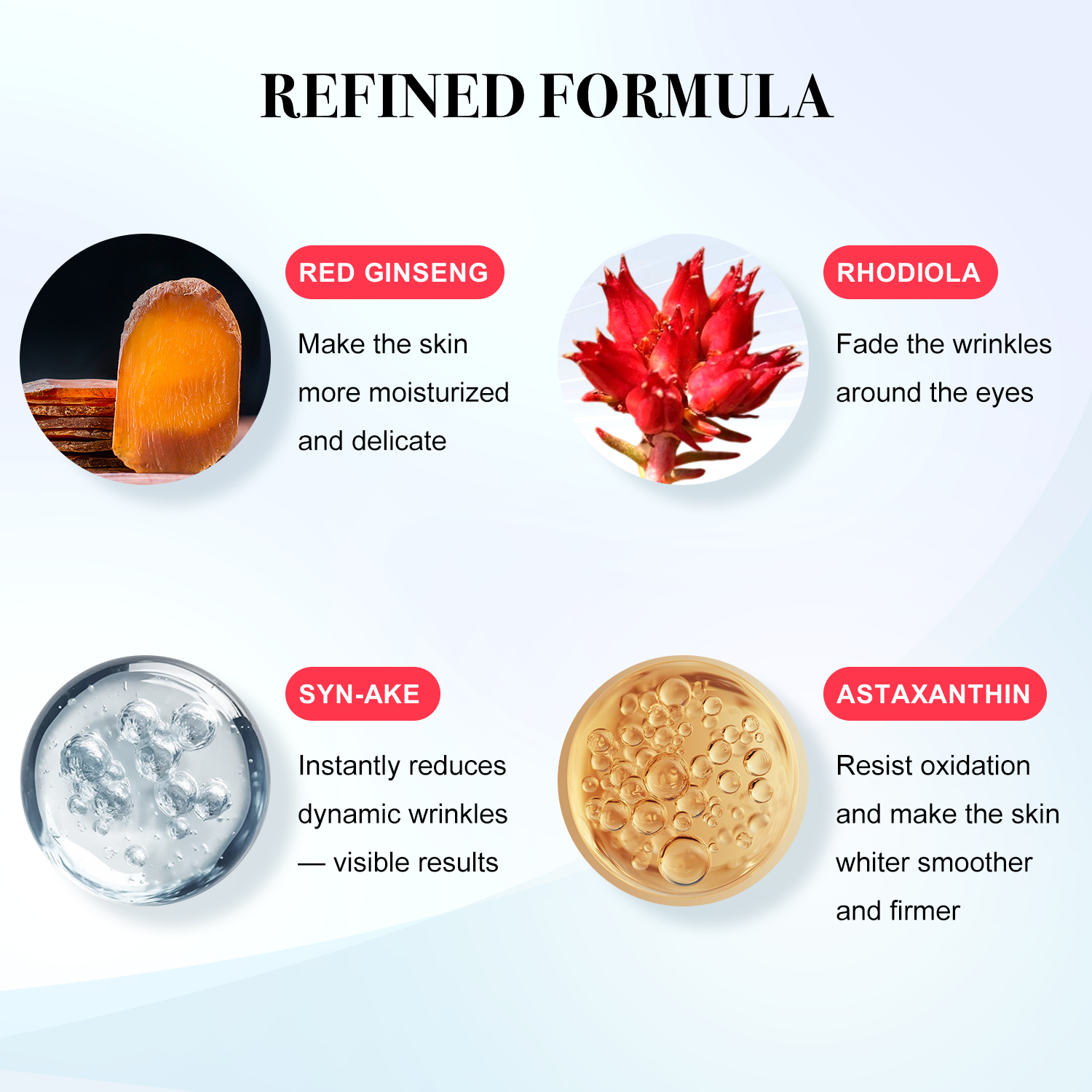 Ginseng Radix Rubra Firming& Fade Wrinkles Film 120PCS